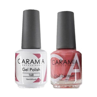  Caramia Gel Nail Polish Duo - 168 Beige Colors by Caramia sold by DTK Nail Supply