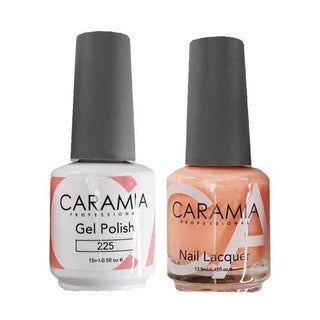  Caramia Gel Nail Polish Duo - 225 Coral Colors by Caramia sold by DTK Nail Supply