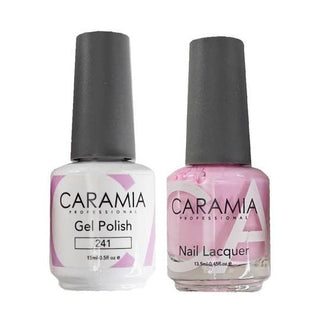  Caramia Gel Nail Polish Duo - 241 Pink Colors by Caramia sold by DTK Nail Supply