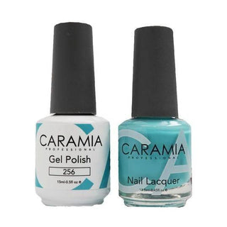  Caramia Gel Nail Polish Duo - 256 Blue Colors by Caramia sold by DTK Nail Supply