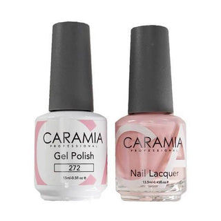  Caramia Gel Nail Polish Duo - 272 Beige Colors by Caramia sold by DTK Nail Supply