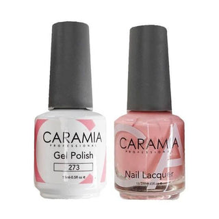  Caramia Gel Nail Polish Duo - 273 Beige Colors by Caramia sold by DTK Nail Supply