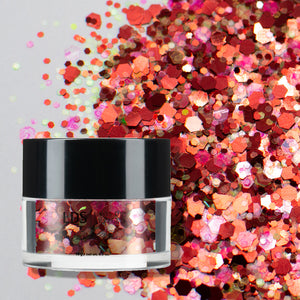  LDS Confetti Glitter Nail Art - 0.5oz CF05 Hotness by LDS sold by DTK Nail Supply