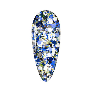  LDS Confetti Glitter Nail Art - 0.5oz CF03 Touch The Sky by LDS sold by DTK Nail Supply