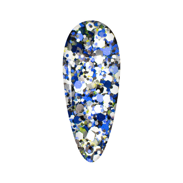  LDS Confetti Glitter Nail Art - 0.5oz CF03 Touch The Sky by LDS sold by DTK Nail Supply