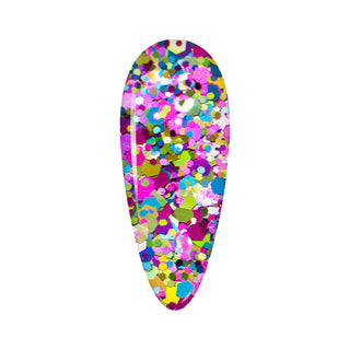  LDS Confetti Glitter Nail Art - 0.5oz CF06 Avenue of The Star by LDS sold by DTK Nail Supply