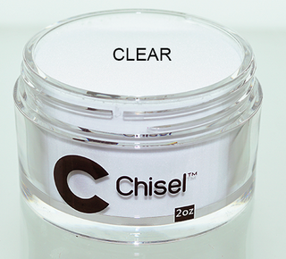Chisel Pink & White Acrylic & Dipping - Clear - 2oz