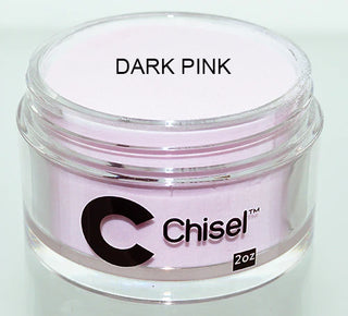 Chisel Pink & White Acrylic & Dipping - Dark Pink - 2oz