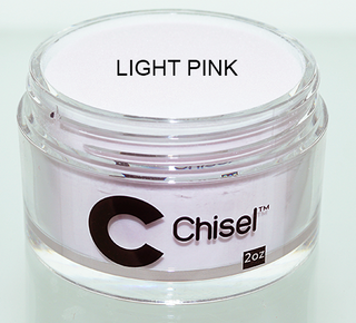 Chisel Pink & White Acrylic & Dipping - Light Pink - 2oz