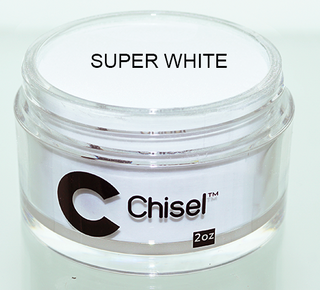 Chisel Pink & White Acrylic & Dipping - Super White - 2oz