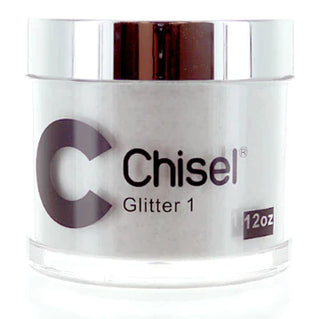 Chisel Pink & White Acrylic & Dipping - Refill Glitter 1 - 12oz