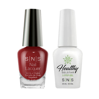  SNS Gel Nail Polish Duo - CS07 Red Hearts of Fire by SNS sold by DTK Nail Supply