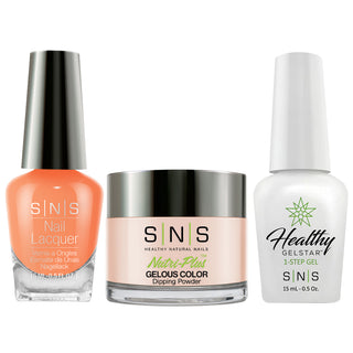  SNS 3 in 1 - CS13 Thai Tea - Dip, Gel & Lacquer Matching by SNS sold by DTK Nail Supply