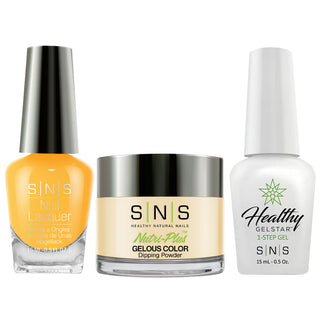  SNS 3 in 1 - CS15 Banana Taffy - Dip, Gel & Lacquer Matching by SNS sold by DTK Nail Supply