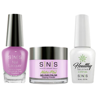  SNS 3 in 1 - CS19 Taro Boba - Dip, Gel & Lacquer Matching by SNS sold by DTK Nail Supply