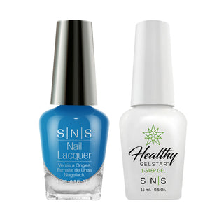  SNS Gel Nail Polish Duo - CS20 Giant Blue Gumball - Blue Colors by SNS sold by DTK Nail Supply