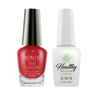  SNS Gel Nail Polish Duo - CS22 Candy Apple Crush - Crimson Colors by SNS sold by DTK Nail Supply