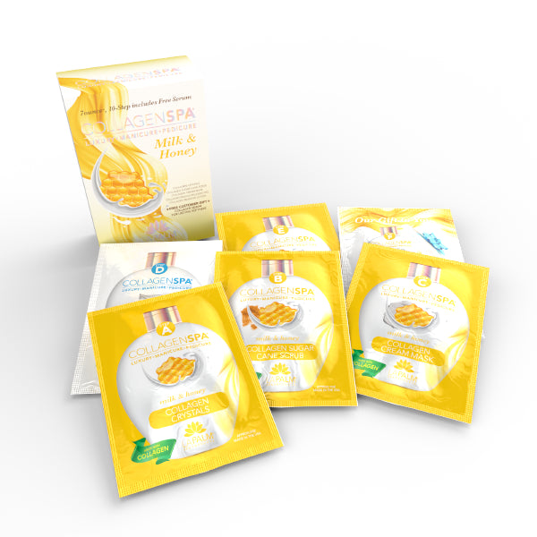  Collagen Spa 6 Steps System Milk & Honey by DTK Nail Supply sold by DTK Nail Supply