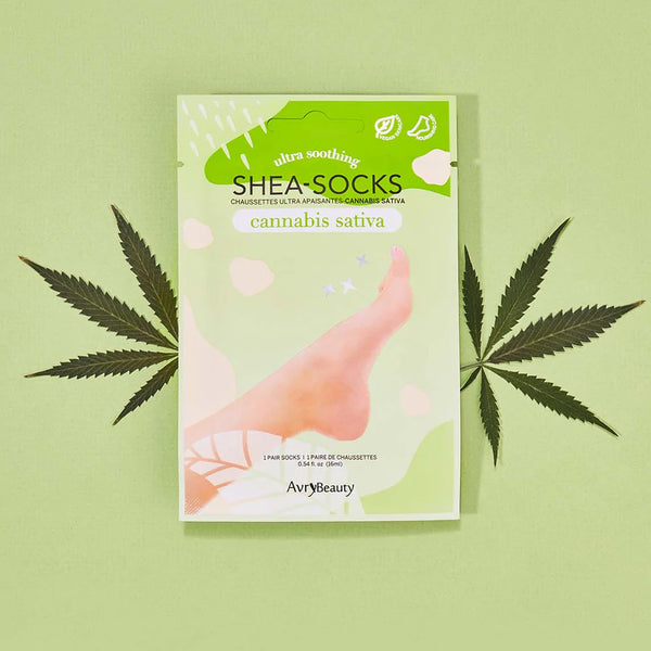  AVRY BEAUTY Shea Socks - Cannabis Sativa by AVRY BEAUTY sold by DTK Nail Supply