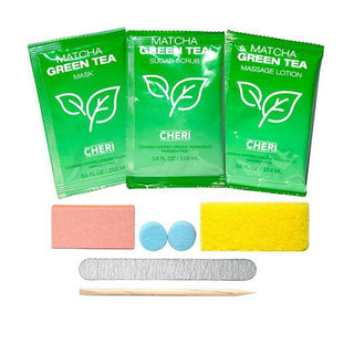  Cheri - 8 in 1 Pedicure Packets Matcha Green Tea by Cheri sold by DTK Nail Supply