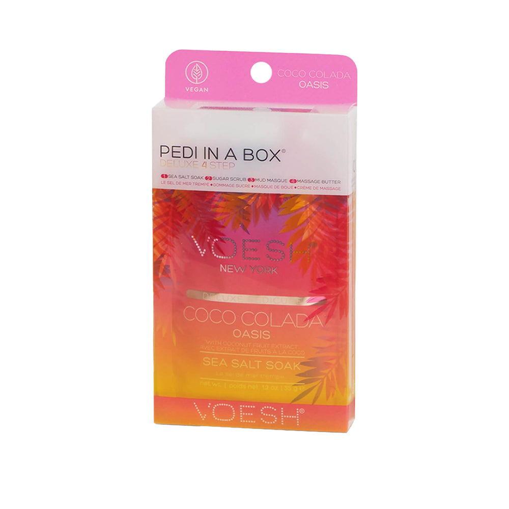  VOESH Pedicure in Box 4 Step Kit - Coco Colada Oasis by VOESH sold by DTK Nail Supply
