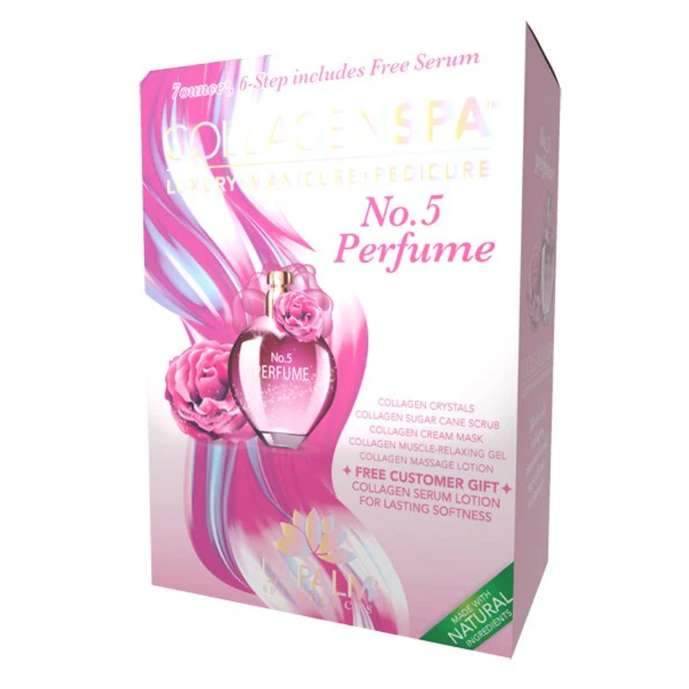  Collagen Spa 6 Steps System + Bomber - No. 5 Perfume by DTK Nail Supply sold by DTK Nail Supply