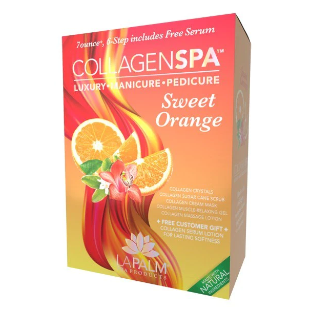  Collagen Spa 6 Steps System + Bomber - Sweet Orange Single by DTK Nail Supply sold by DTK Nail Supply