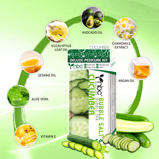  NBC Cucumber 4 Step Pedicure kit by NBC sold by DTK Nail Supply