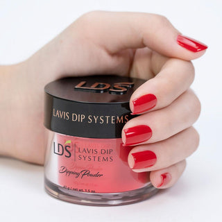  LDS Dipping Powder Nail - 137 My Heart's On Fire - Red Colors by LDS sold by DTK Nail Supply
