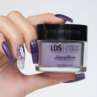  LDS Dipping Powder Nail - 164 We Could Runaway - Glitter, Purple Colors by LDS sold by DTK Nail Supply