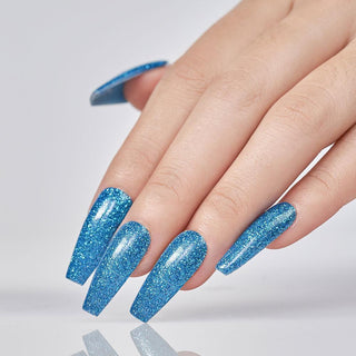  LDS Dipping Powder Nail - 170 Young Attitude - Blue, Glitter Colors by LDS sold by DTK Nail Supply