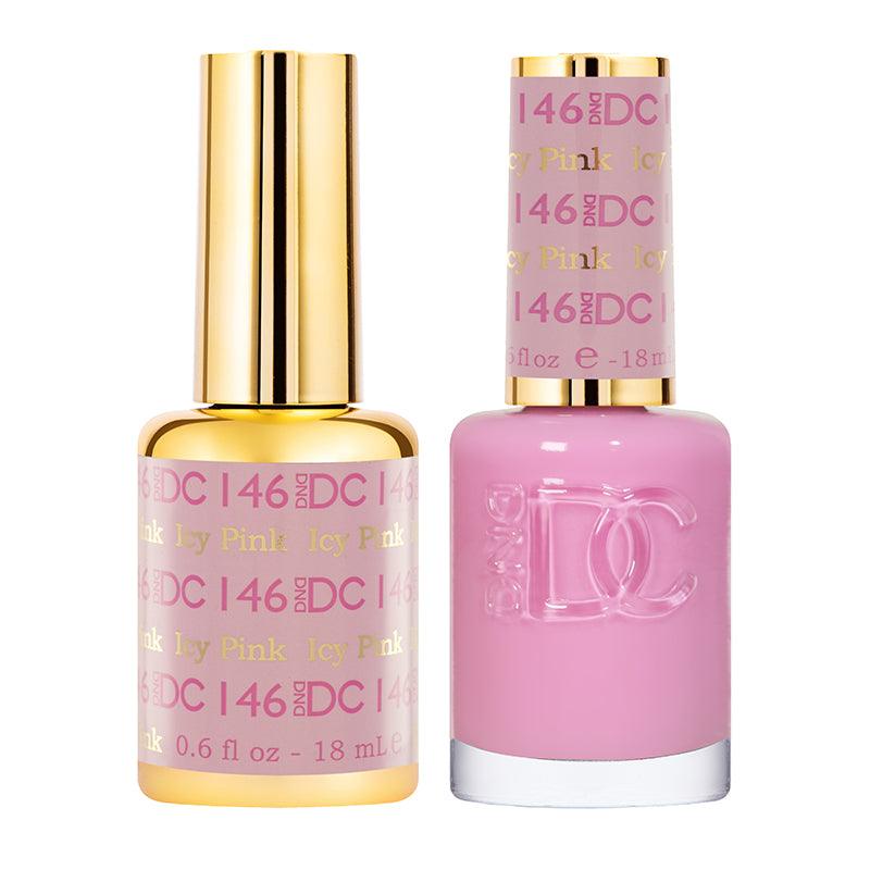 DND DC Gel Nail Polish Duo - 146 Icy Pink by DND DC sold by DTK Nail Supply