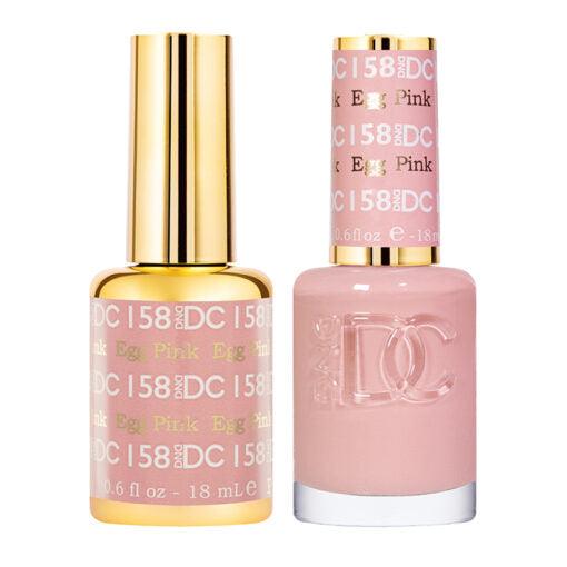 DND DC Gel Nail Polish Duo - 158 Egg Pink by DND DC sold by DTK Nail Supply