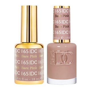  DND DC Gel Nail Polish Duo - 165 Bare Pink by DND DC sold by DTK Nail Supply