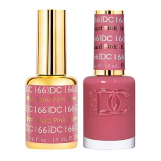  DND DC Gel Nail Polish Duo - 166 Hard Pink by DND DC sold by DTK Nail Supply