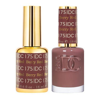  DND DC Gel Nail Polish Duo - 175 Berry Red by DND DC sold by DTK Nail Supply