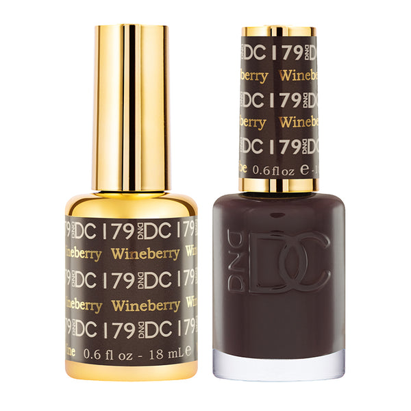 DND DC Gel Nail Polish Duo - 179 Wineberry by DND DC sold by DTK Nail Supply