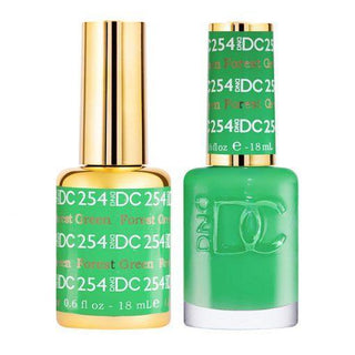  DND DC Gel Nail Polish Duo - 254 Green Colors - Forest Green by DND DC sold by DTK Nail Supply