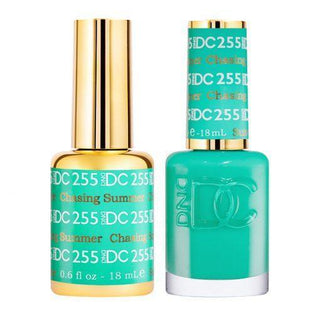  DND DC Gel Nail Polish Duo - 255 Mint Colors - Chasing Summer by DND DC sold by DTK Nail Supply