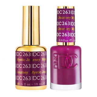  DND DC Gel Nail Polish Duo - 263 Purple Colors - Mystic Journey by DND DC sold by DTK Nail Supply