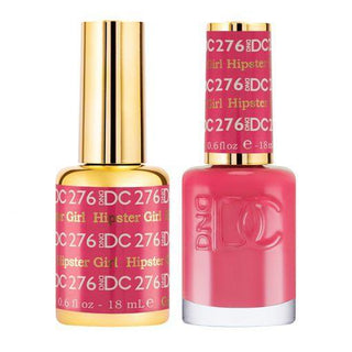  DND DC Gel Nail Polish Duo - 276 Pink Colors - Hipster Girl by DND DC sold by DTK Nail Supply