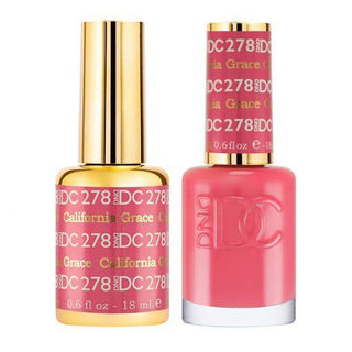  DND DC Gel Nail Polish Duo - 278 Pink Colors - California Grace by DND DC sold by DTK Nail Supply