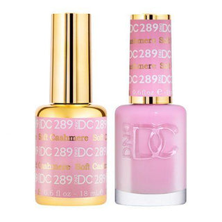  DND DC Gel Nail Polish Duo - 289 Pink Colors - Soft Cashmere by DND DC sold by DTK Nail Supply
