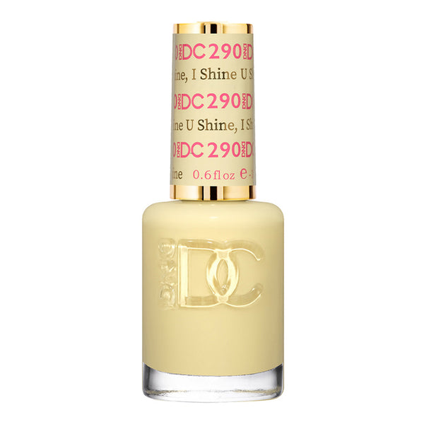  DND DC Nail Lacquer - 290 Yellow Colors - U Shine, I Shine by DND DC sold by DTK Nail Supply