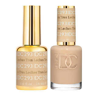  DND DC Gel Nail Polish Duo - 293 Nude Colors - Tres Leches by DND DC sold by DTK Nail Supply