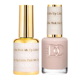  DND DC Gel Nail Polish Duo - 296 Nude Colors - Little Pink Me Up by DND DC sold by DTK Nail Supply