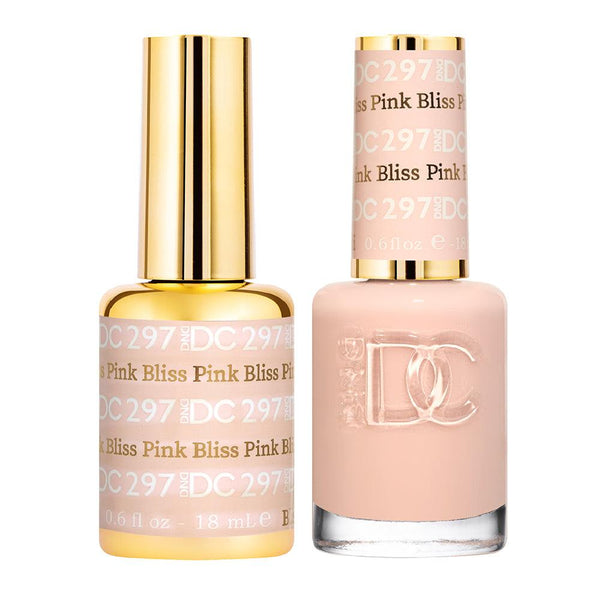  DND DC Gel Nail Polish Duo - 297 Pink Bliss by DND DC sold by DTK Nail Supply