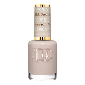 DND DC Nail Lacquer - 298 Nude Colors - Genuine Pink by DND DC sold by DTK Nail Supply