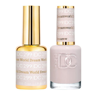  DND DC Gel Nail Polish Duo - 299 Nude Colors - Dream World by DND DC sold by DTK Nail Supply