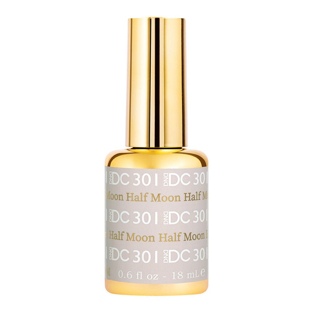 DND DC Gel Polish - 301 Gray Colors - Half Moon by DND DC sold by DTK Nail Supply
